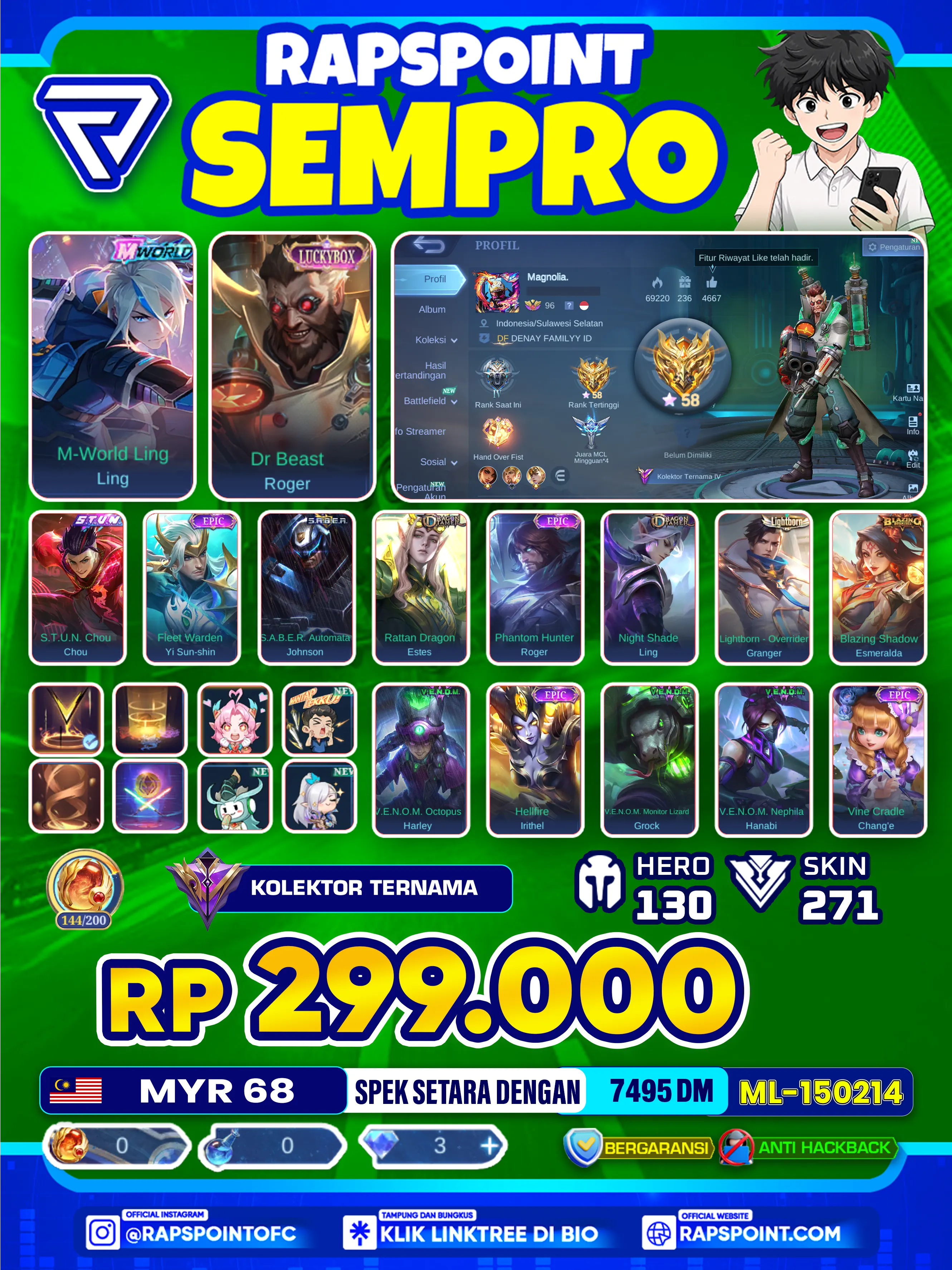 ROGER EPIC LIMIT